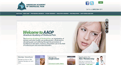 Desktop Screenshot of aaop.org